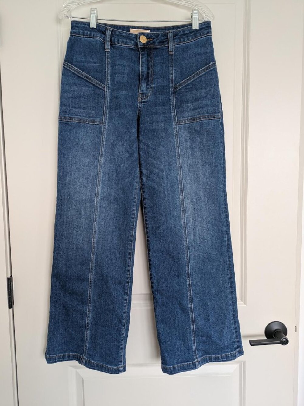 Kut from the Kloth - High Rise Front-Seam, Wide Leg Flare - size 4P